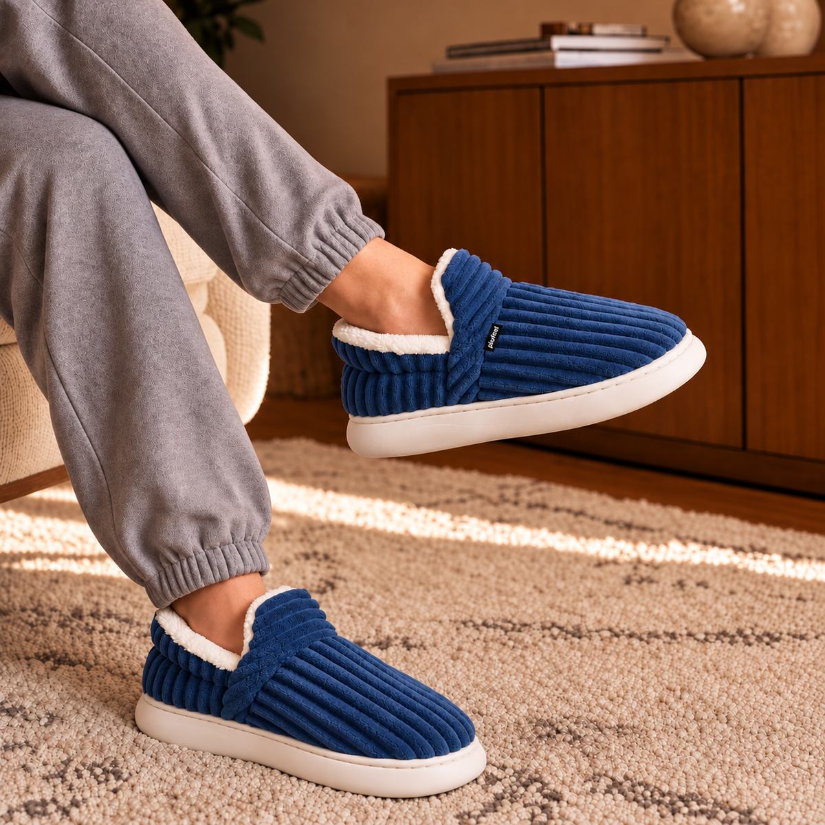 PLUFEET SLIPPERS BLUE