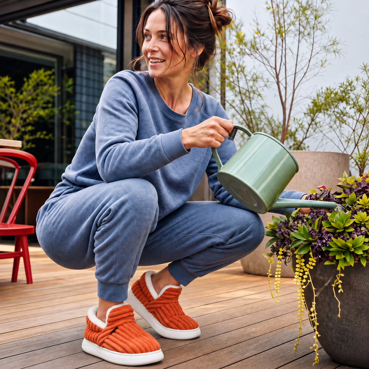 PANTUFLAS PLUFEET | NARANJA