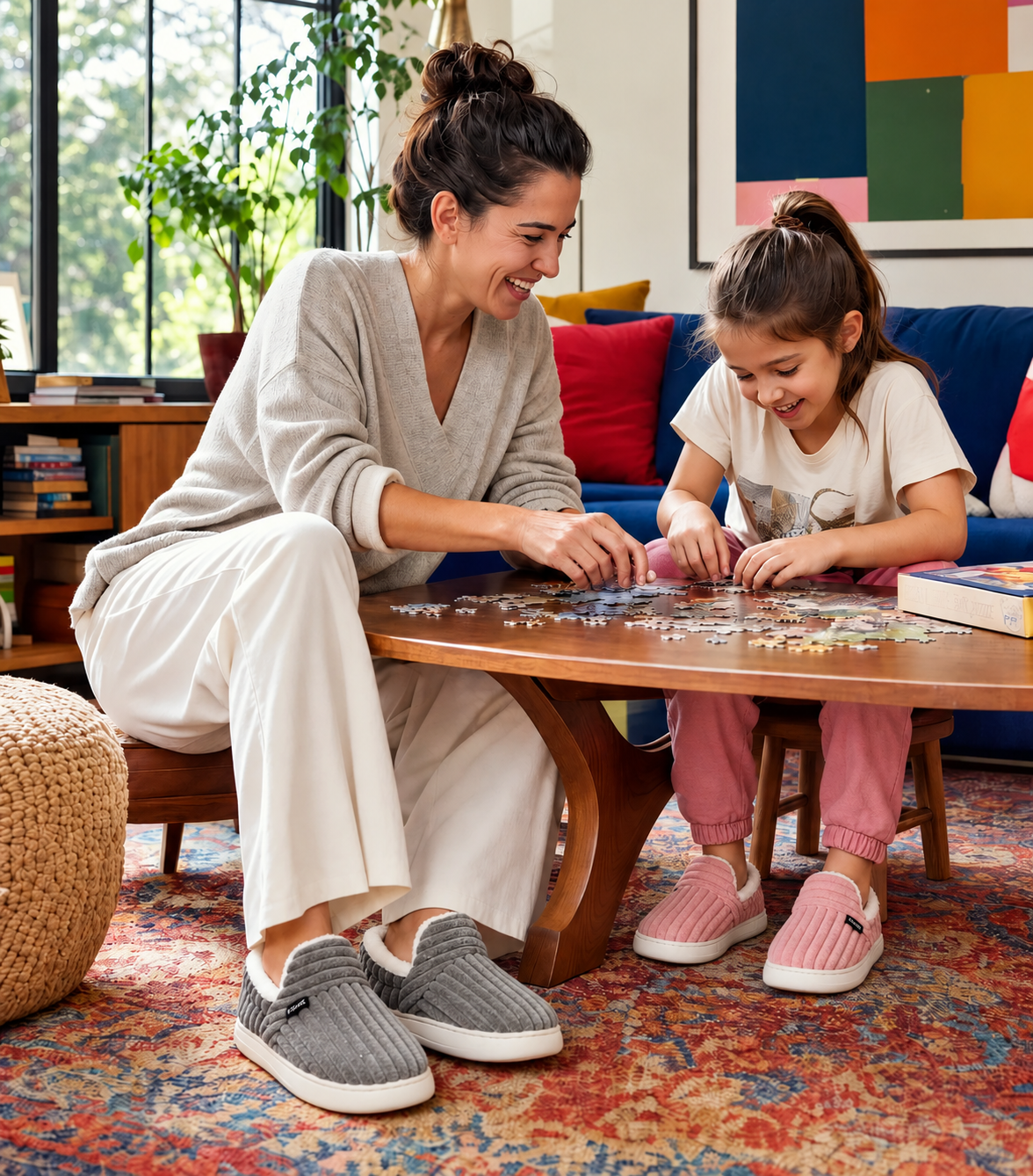 PANTUFLAS PLUFEET | GRIS