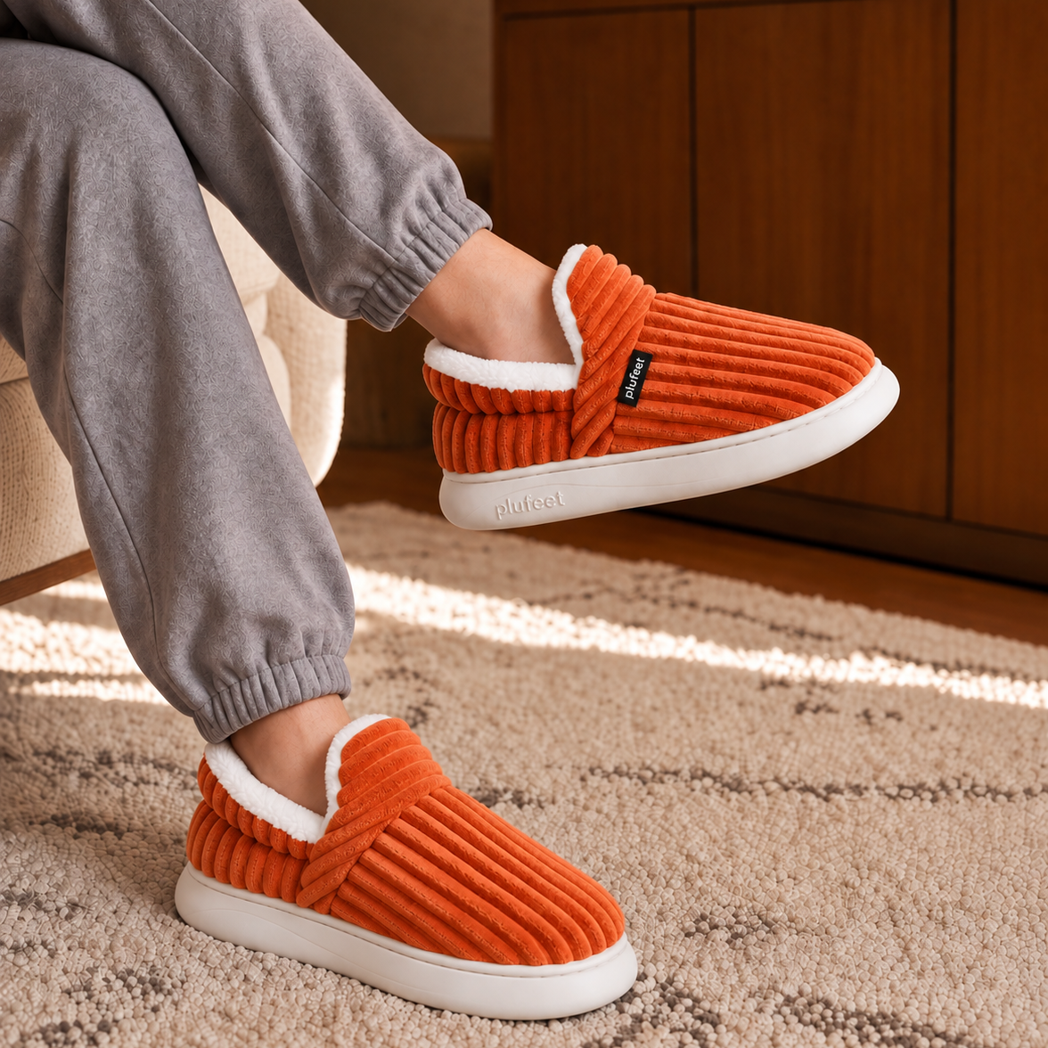 PANTUFLAS PLUFEET | NARANJA