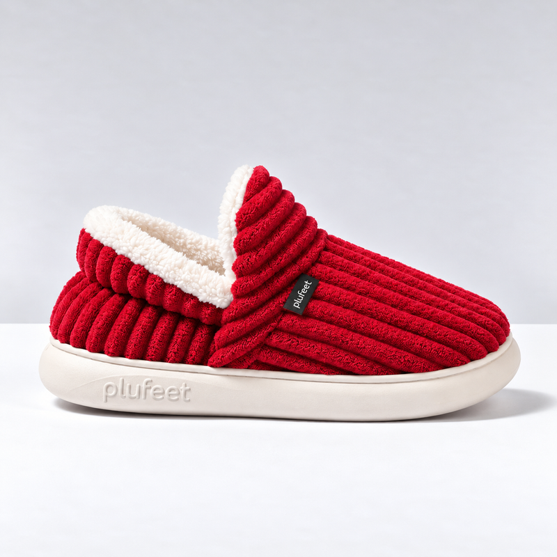 PLUFEET SLIPPERS RED