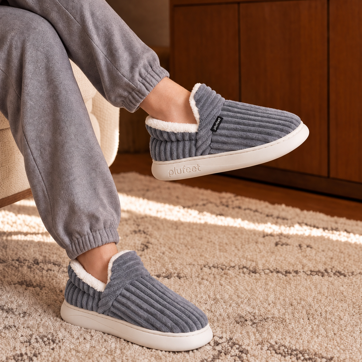 PANTUFLAS PLUFEET | GRIS