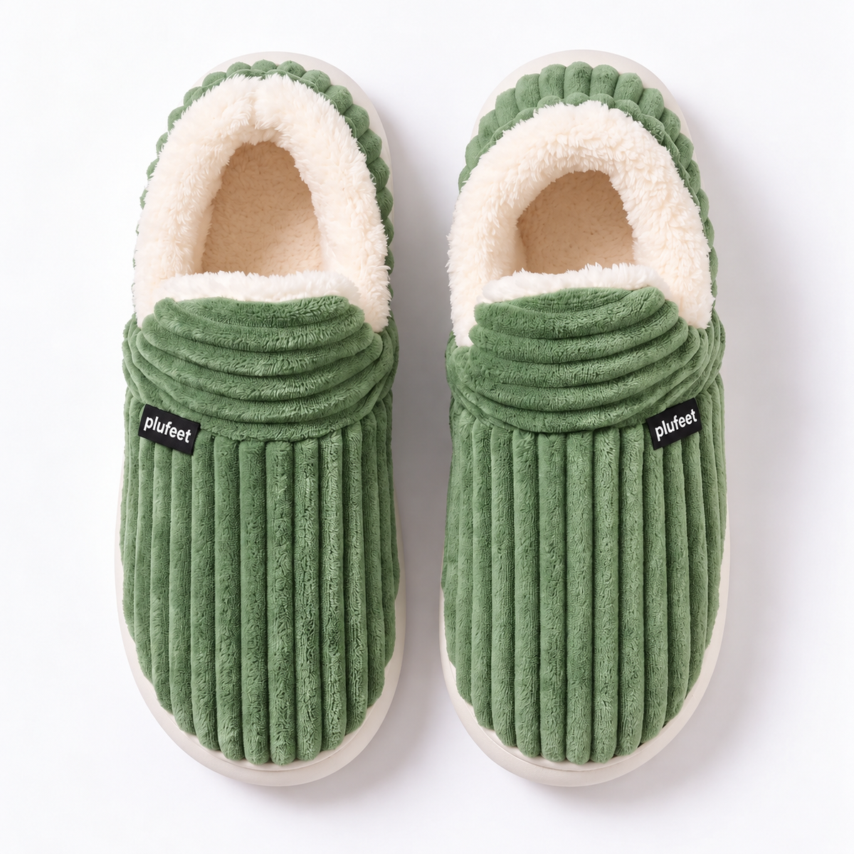 PLUFEET SLIPPERS GREEN