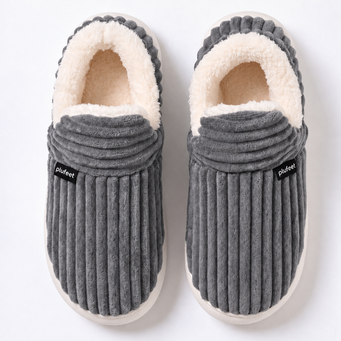 PANTUFLAS PLUFEET | GRIS
