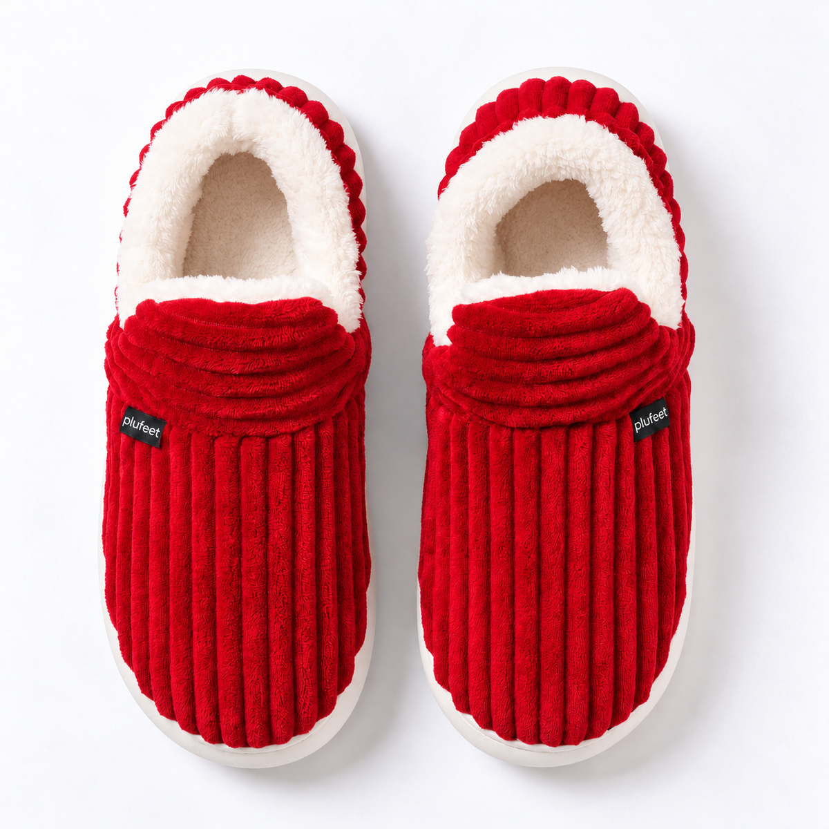 PLUFEET SLIPPERS RED
