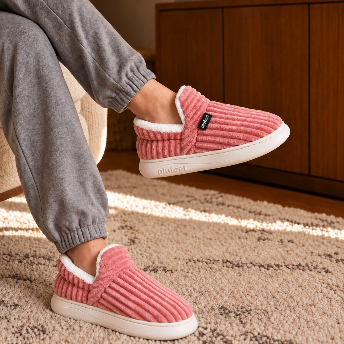 PLUFEET SLIPPERS PINK